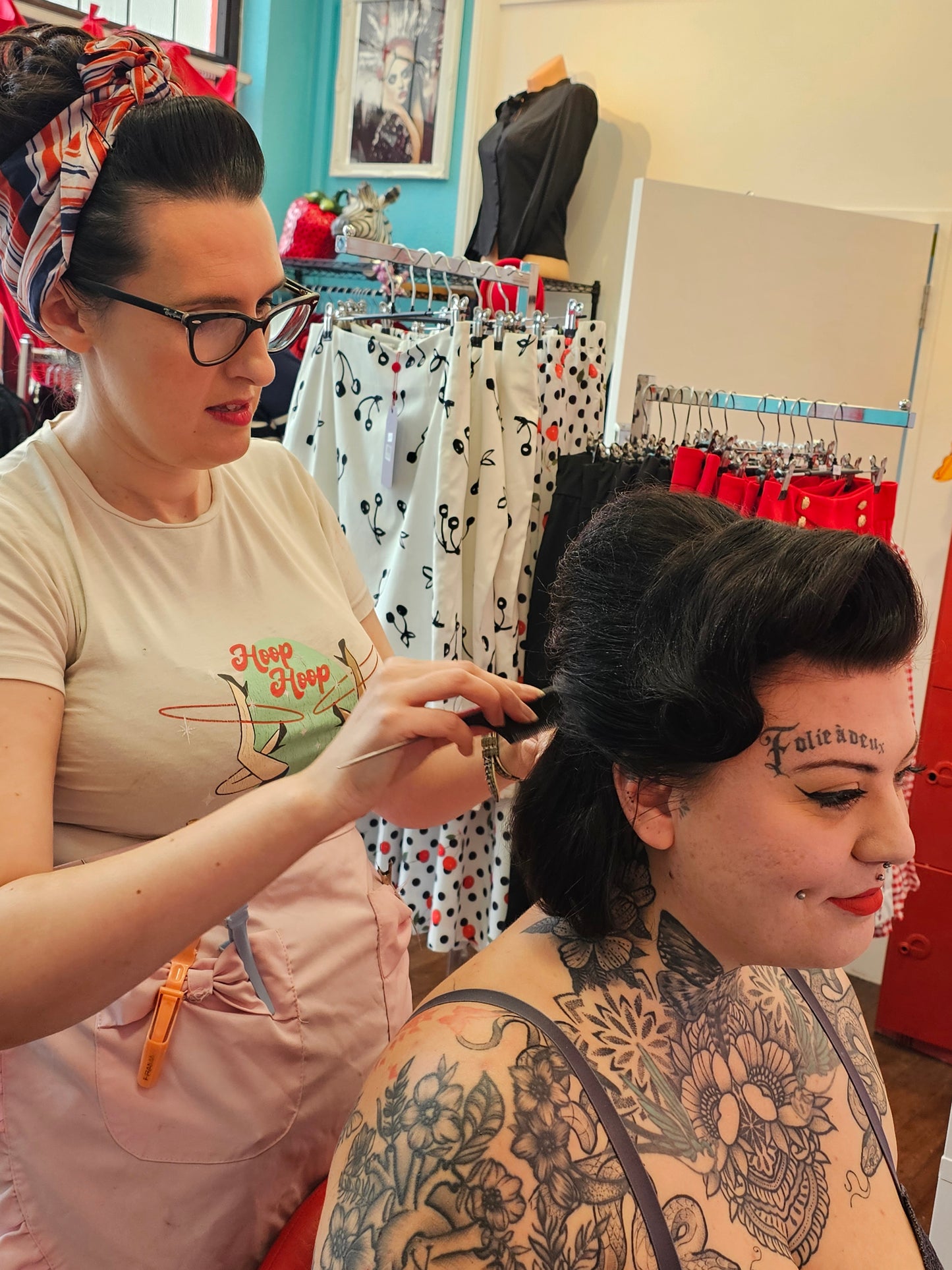 Pin up Makeovers at our Vintage Studios
