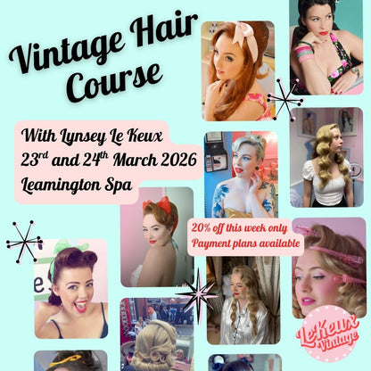 Vintage hair and makeup courses