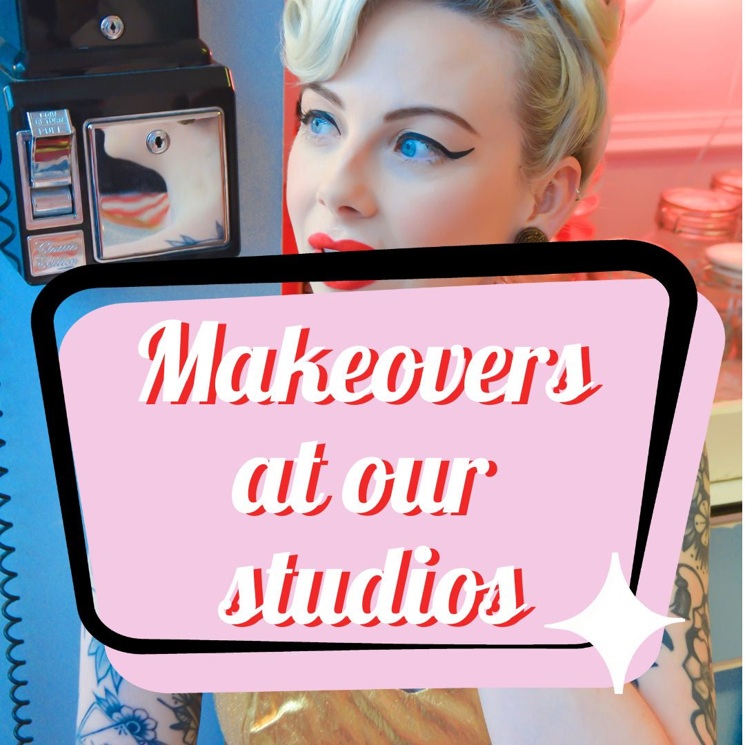 Pin up Makeovers at our Vintage Studios